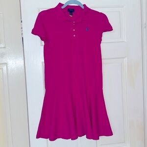 Polo pink dress. Size 14-16.